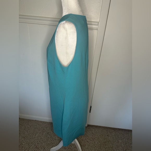 Theory Blue Sleeveless Sheath Dress size 12 - Picture 2 of 9